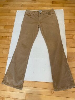 Corduroy Tan Jeans/Pants Flared Fit Size 12 VTG Blue Crush